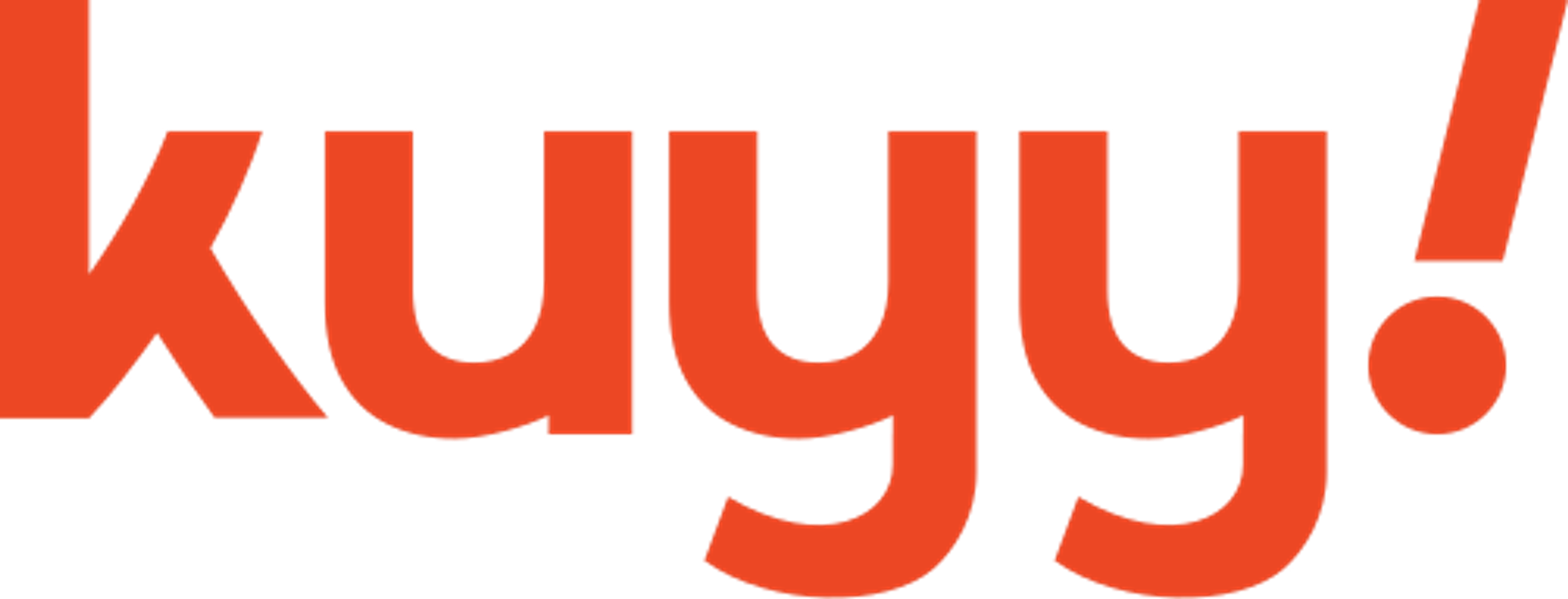 KUYY! logo in white